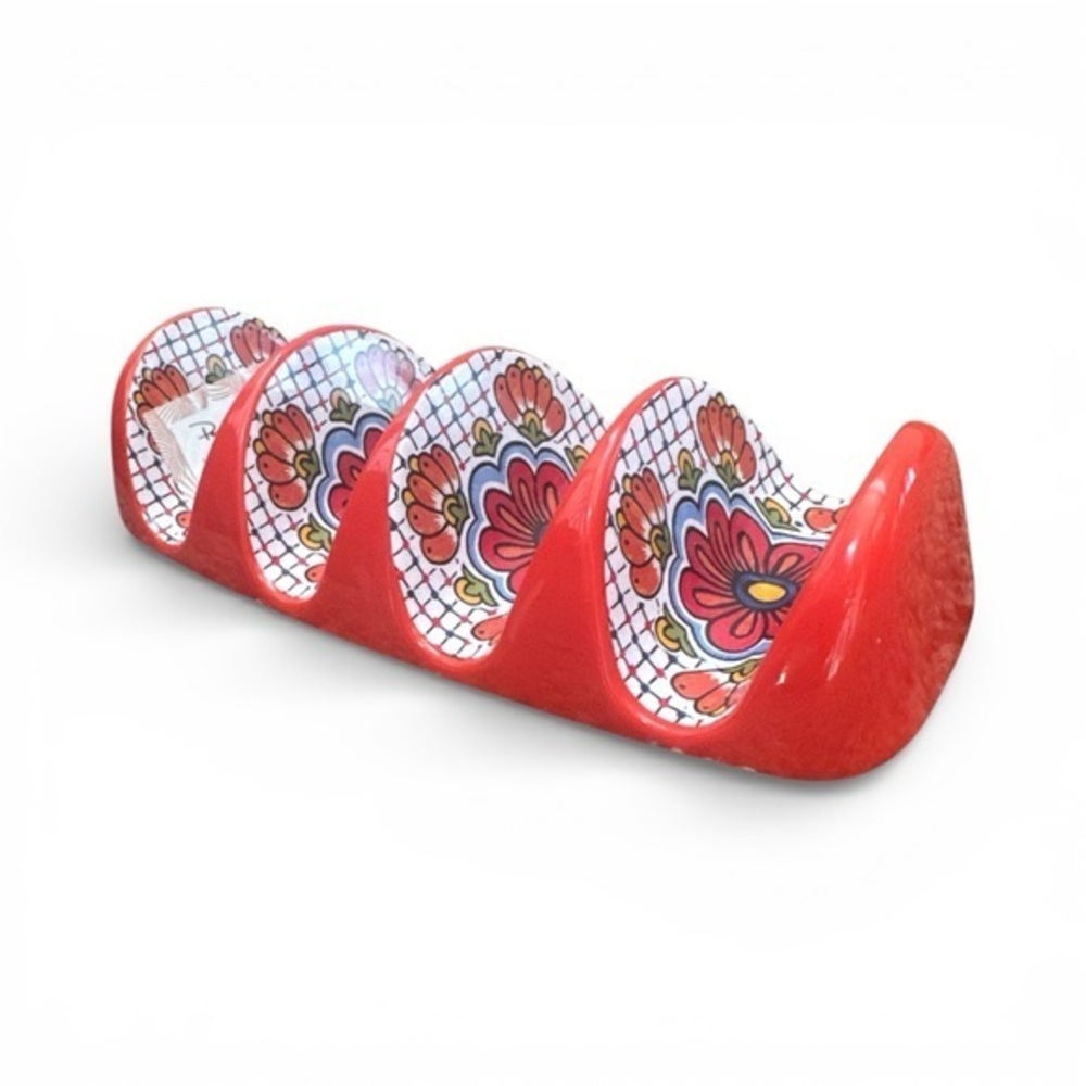 Panama Jack Taco Colorful Floral Taco Holder Dishwasher Safe Taco Tuesday Night